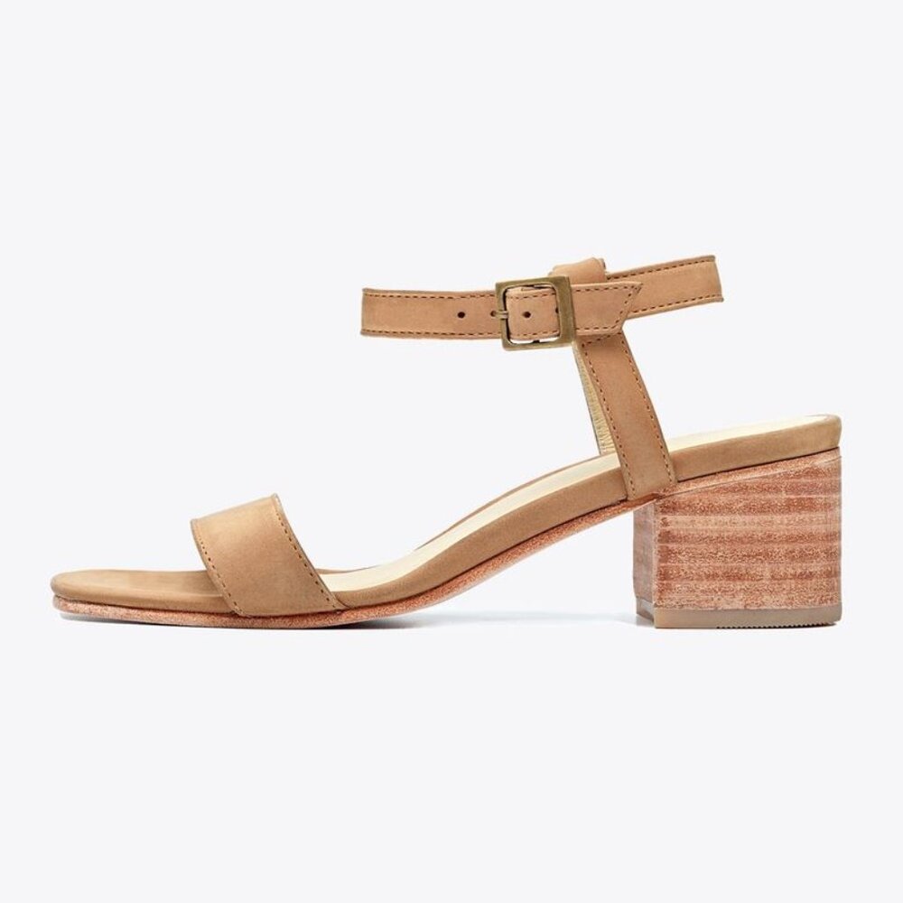 Nisolo Lucia Block Heel Sandal in Sand